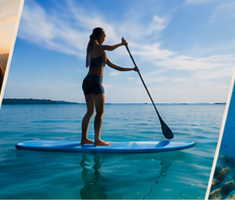 SUPで海上散歩